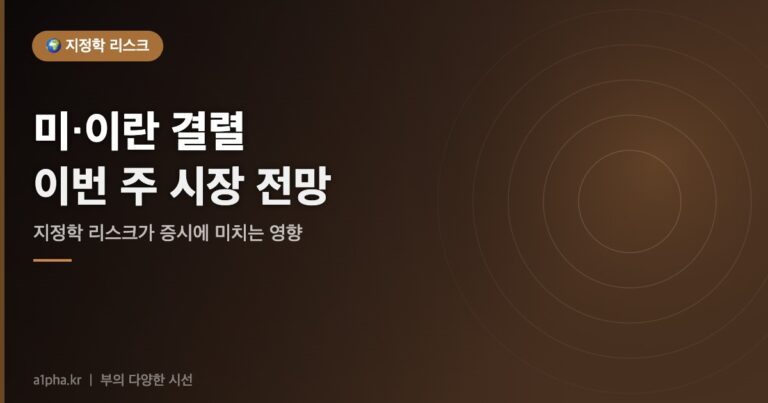 미·이란 종전협상 결렬, 이번 주 시장은 어디로 갈까